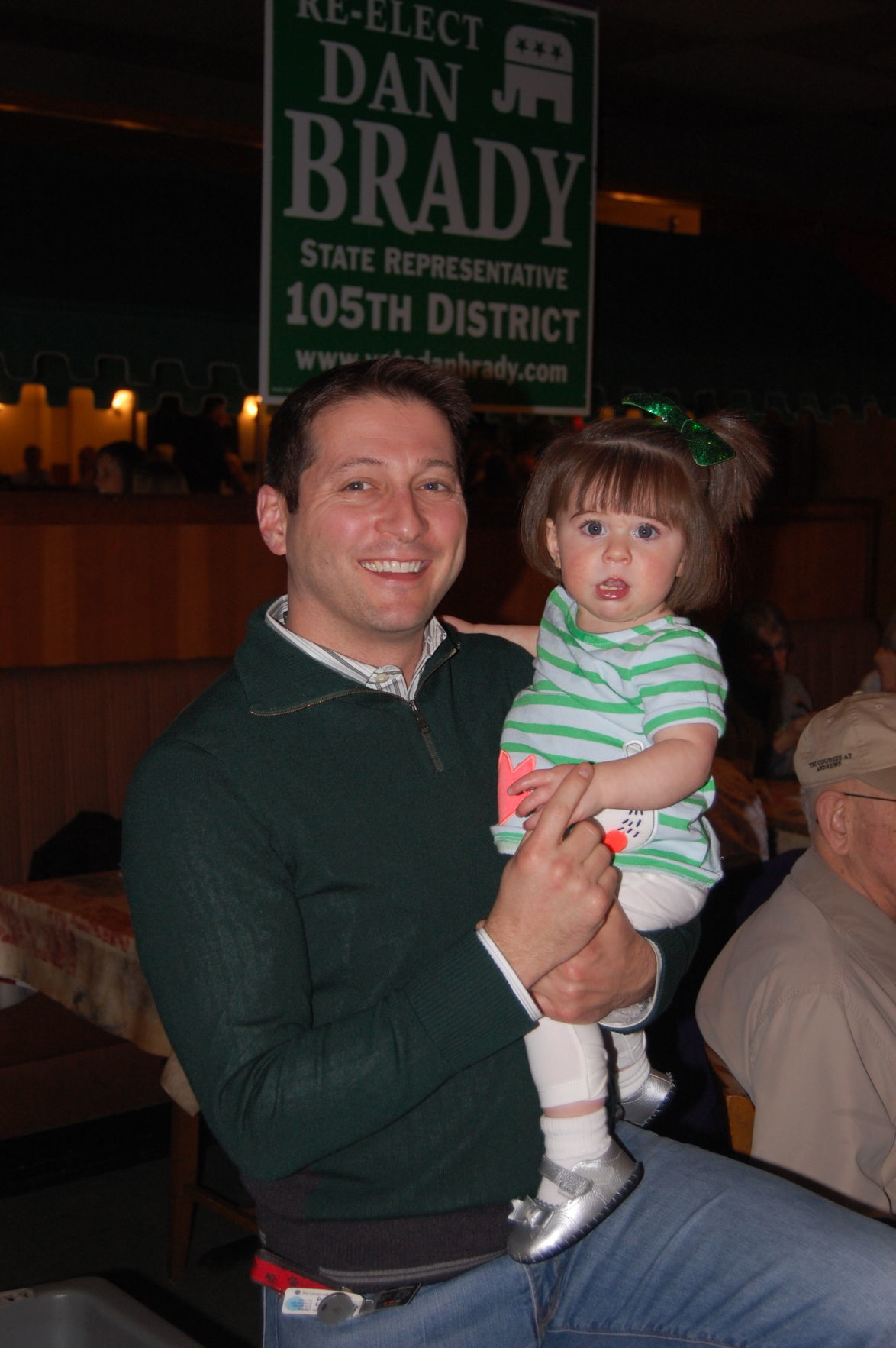 Sen. Jason Barickman with Lia